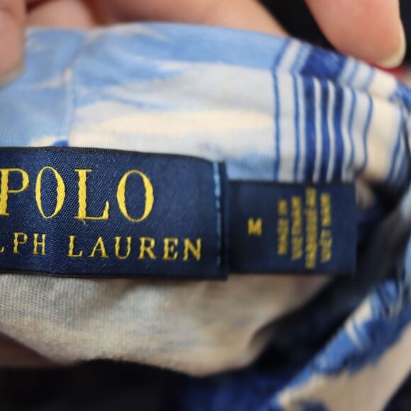 Polo Ralph Lauren Vintage Hawaiian Print Hoodie Medium Tropical Graphic - Picture 13 of 14